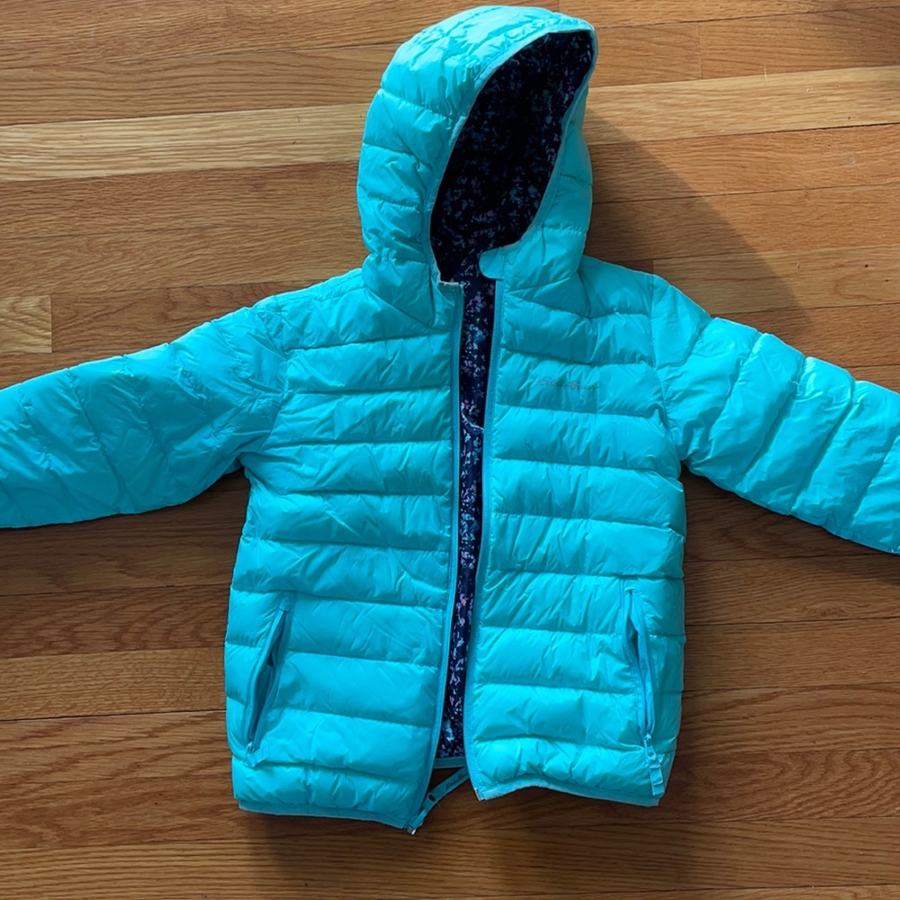 Eddie Bauer reversible girls jacket size (S) 7/8